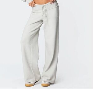 Edikted Russel Knit Straight Leg Pants